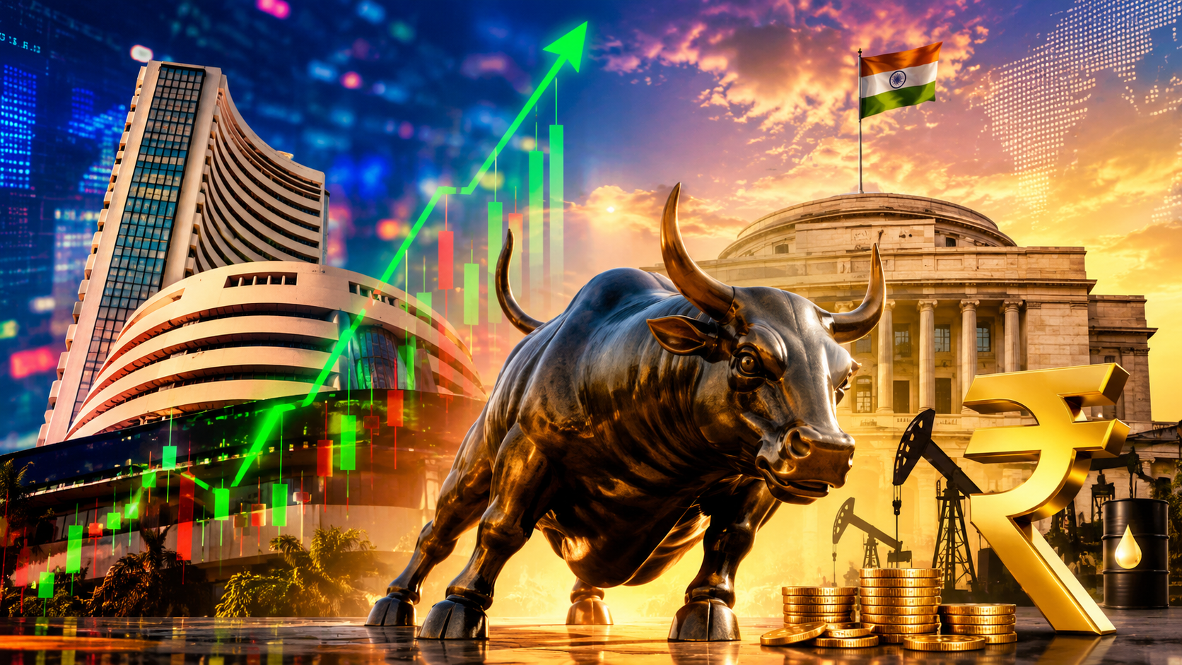 Stock Market Today Live Updates: BSE Sensex, NSE Nifty50 eye RBI MPC decision after ending four-day winning streak