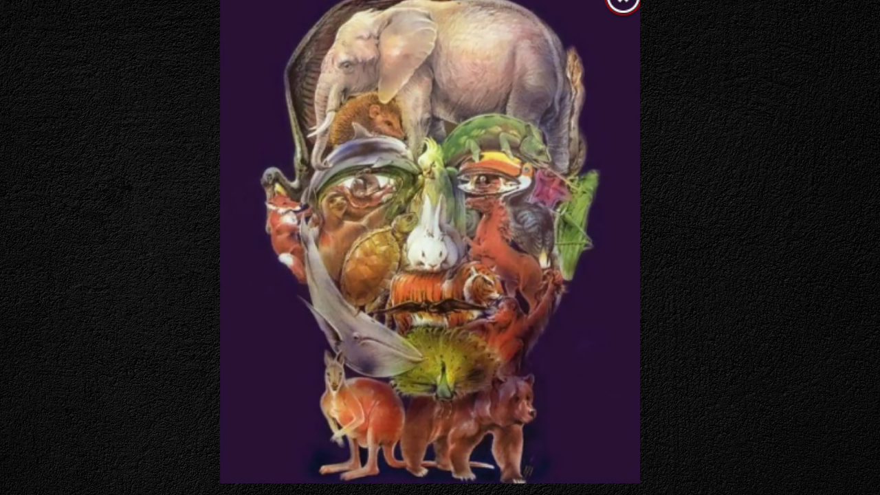 You are among the top 1% if you stop all 25 animals hidden in the man's face within 2 minutes