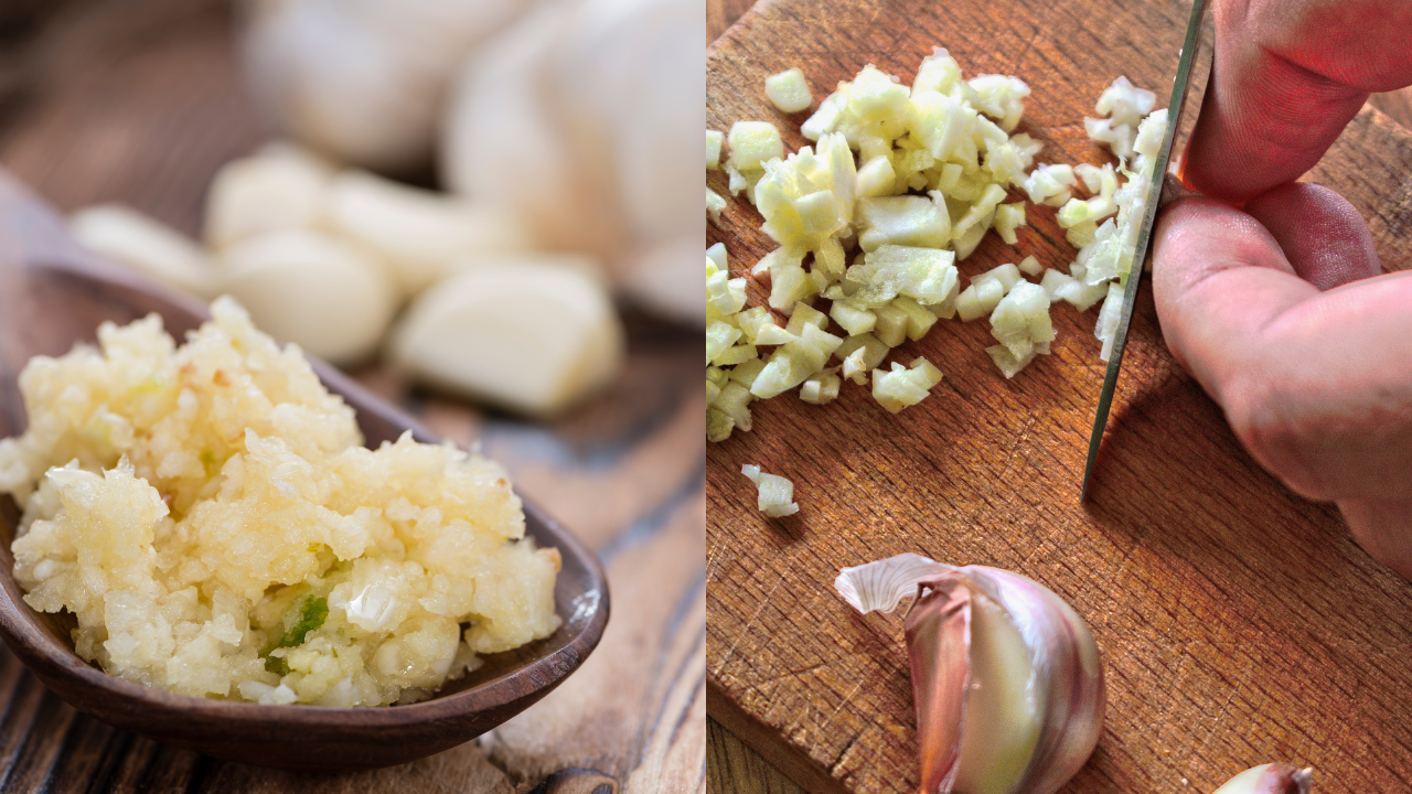 Should garlic be crushed or chopped? Science says it matters