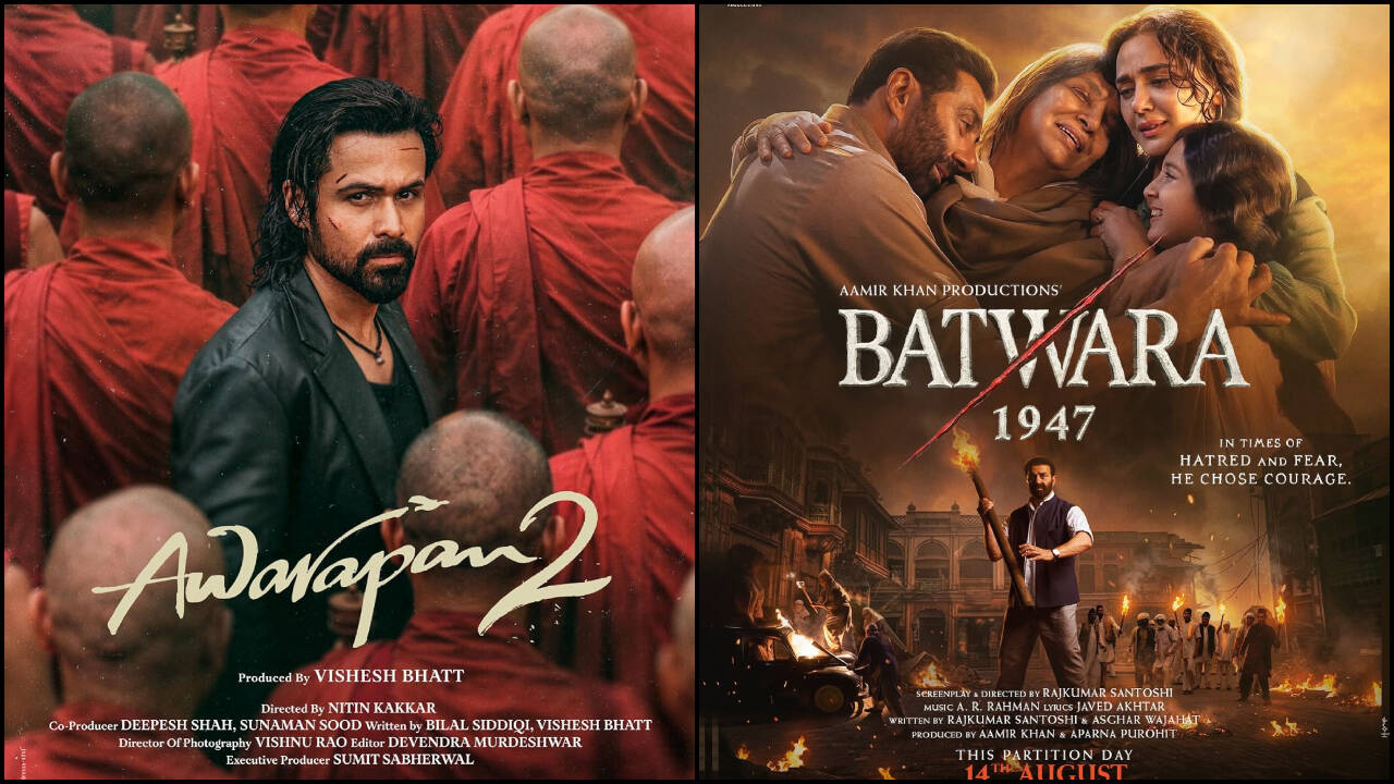 Batwara 1947 and Awarapan 2 Movie Review and Release Live Updates: Emraan Hashmi starrer takes lead over Sunny Deol's partition drama in advance bookings