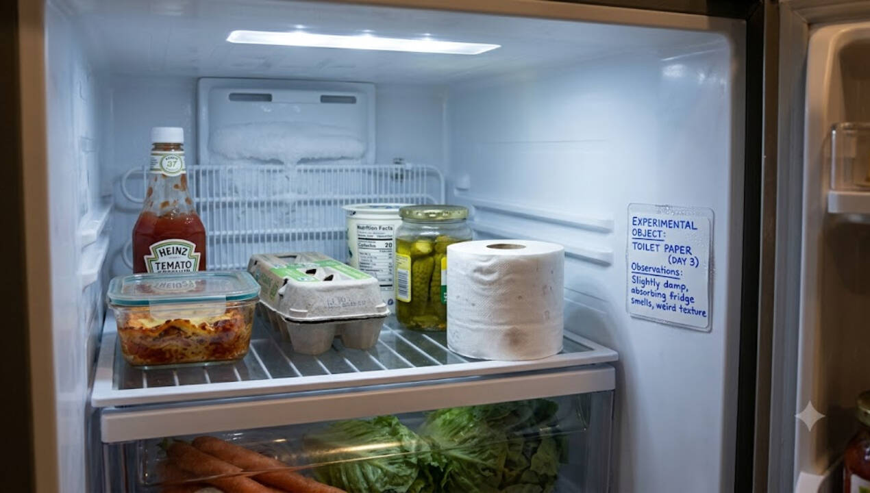 What happens when you put a roll of toilet paper in the fridge? Here’s the science behind the unusual hack