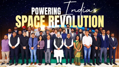 National Space Day: ‘Impressed by their energy & ambition’: PM Modi meets India’s space startups on National Space Day | India News