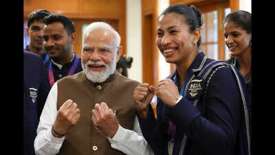 ‘That video was not ordinary’: PM Modi praises Lovlina for objecting to distorted India map - Watch | Commonwealth Games News