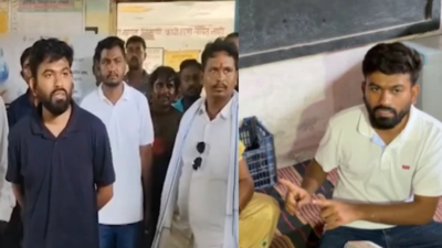 FIR against Abhijeet Dipke for 'entering govt school without permission, threatening teachers' | Chhatrapati Sambhajinagar News