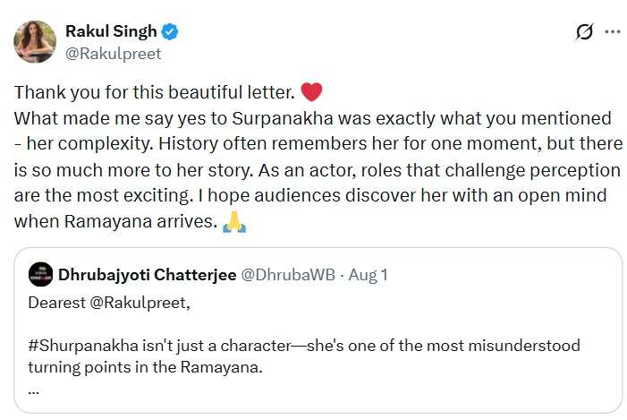 Rakul Preet Singh CORRECTS paparazzi after they pronounce her 'Ramayana' character name Surpanakha wrongly – Watch |