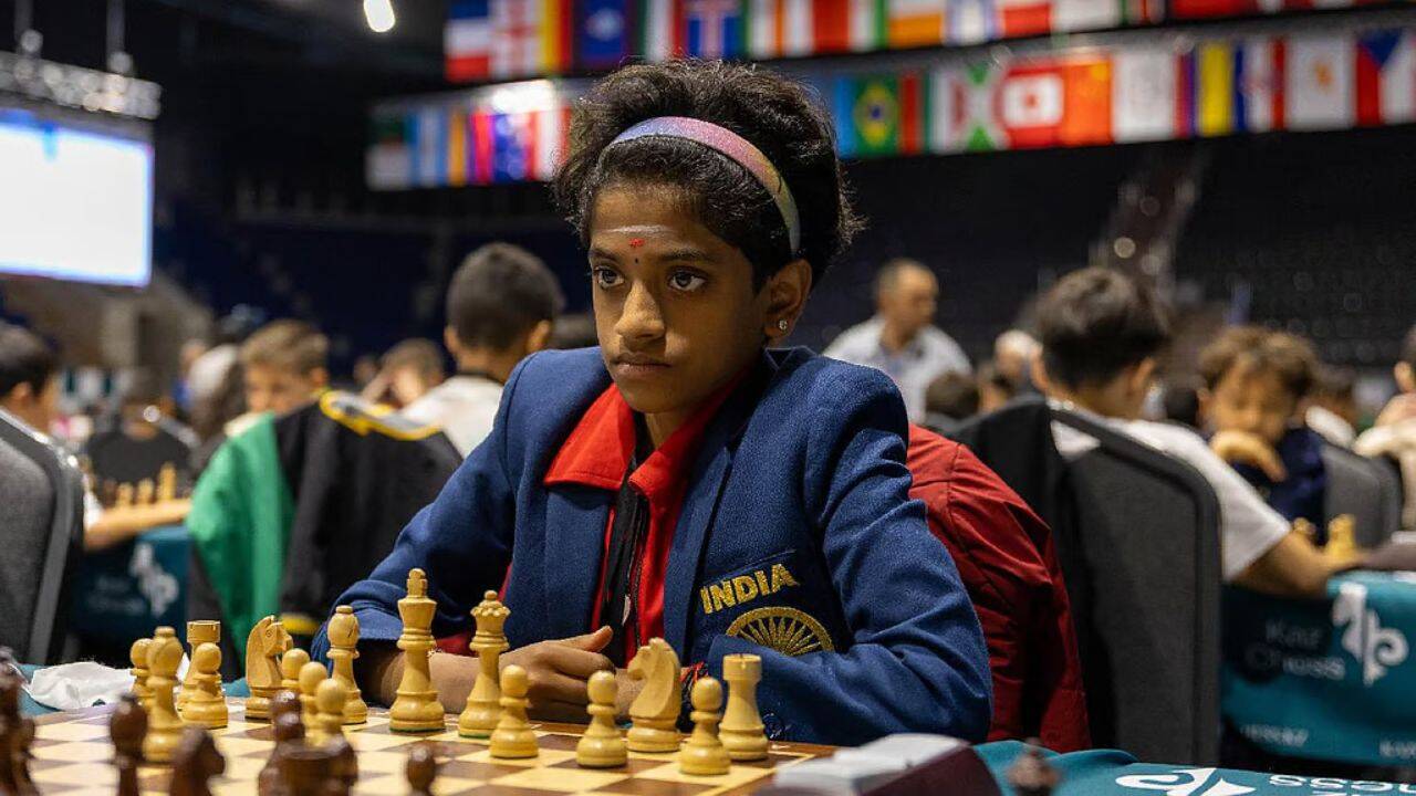 How 11-Year-Old Sharvaanica AS moved up an age group and conquered the chess world again as a FIDE Woman Candidate Master