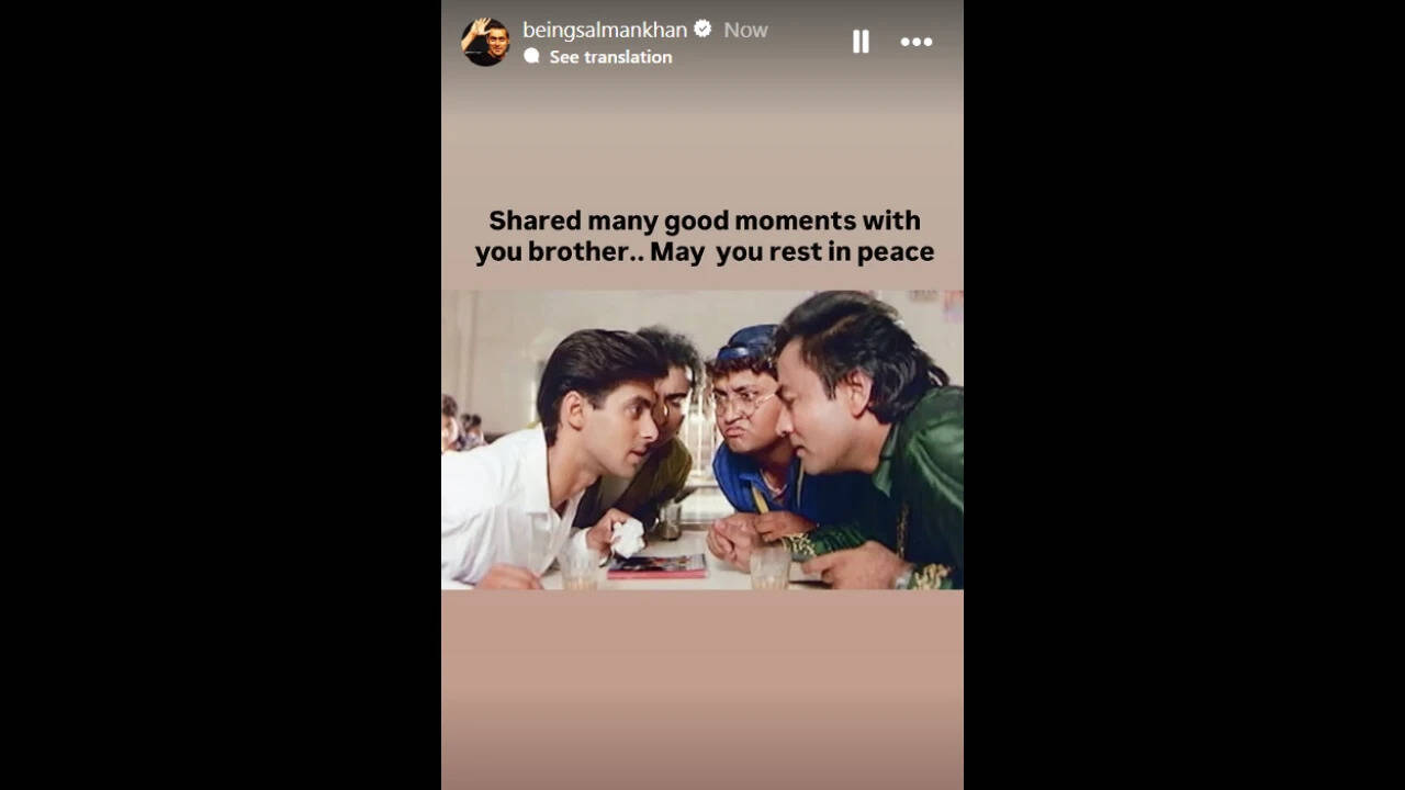 Salman Khan pays tribute to Pradeep Rawat as he passes away, after Aamir Khan attends his 'Ghajini' co-star's funeral, drops throwback PIC: 'Shared many good moments..' |