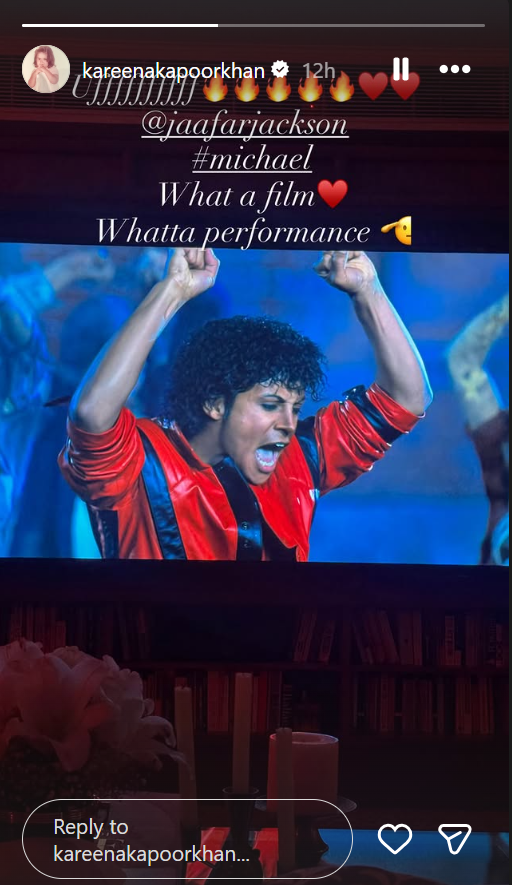‘Whattta performance’: Kareena Kapoor reviews ‘Michael’, heaps praise on Jaafar Jackson | Hindi Movie News