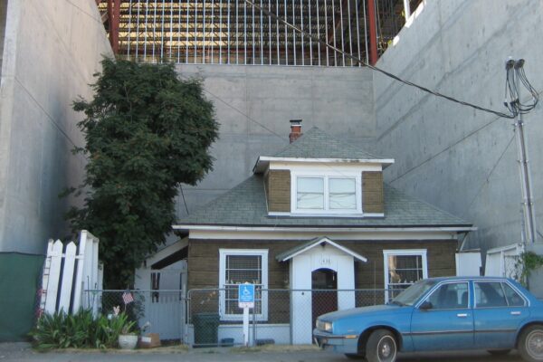 In 2006, 84-year-old Seattle homeowner Edith Macefield reportedly rejected a $1 million offer, so developers built a five-story complex around three sides of her house