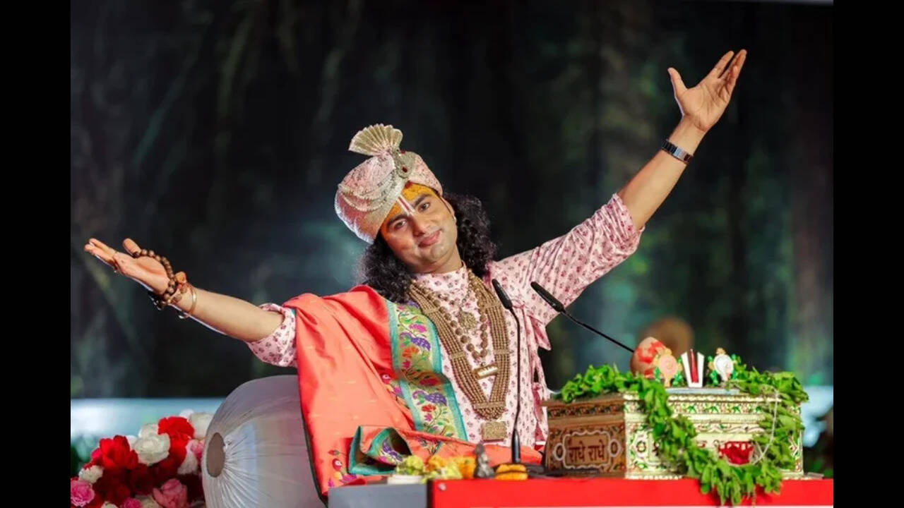 " I had come to study in Vrindavana but was turned away, and then I went to Bakne Bihari Temple for darshan and what happened next, changed my life" Swami Aniruddhacharya Maharaj