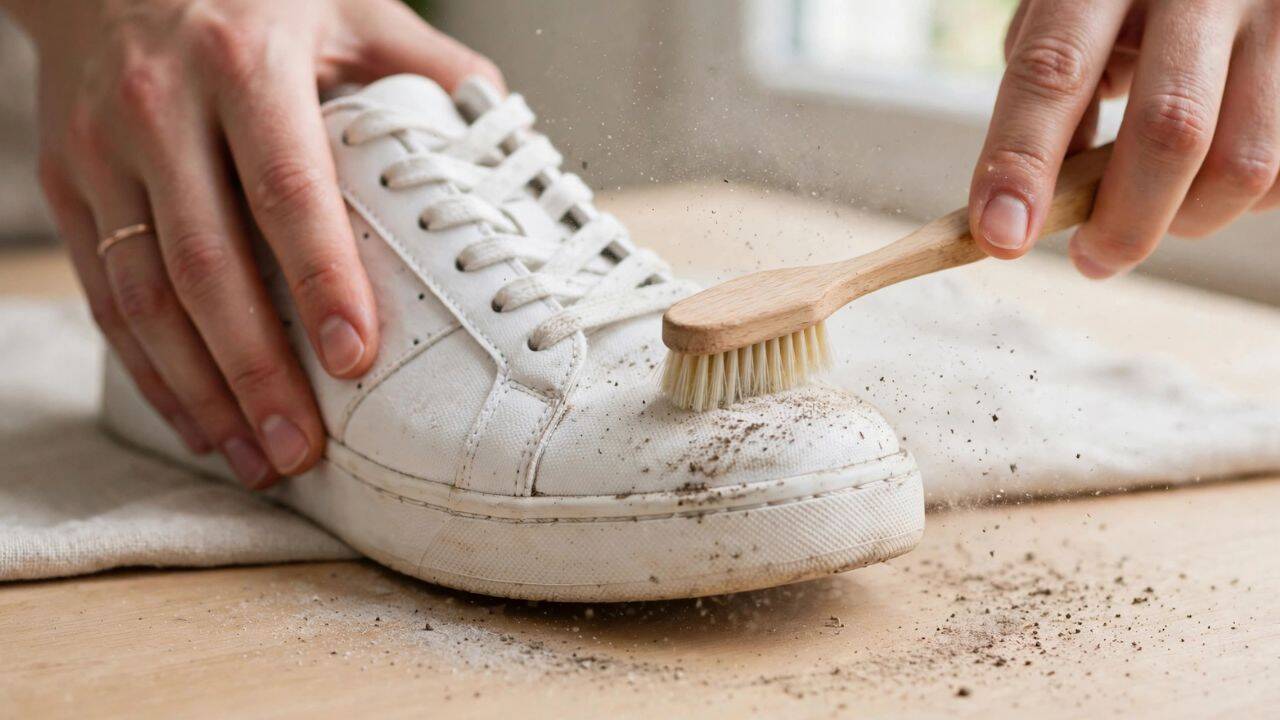 White sneakers looking dirty and grey: These 5 toothpaste tricks could help remove the marks in minutes |