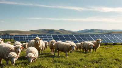 Texas turned 68,000 acres of solar farms into grazing ground for sheep; revealing how solar land could become a new resource for American farmers | World News