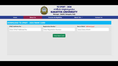 TG CPGET rank card 2026 released at cpget.tgche.ac.in: Direct link to download scorecards here
