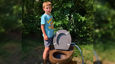 'The Toilet Kid': 9-year-old Washington boy collects toilet seats, tests their flushes and has turned his backyard into a giant toilet testing station | World News