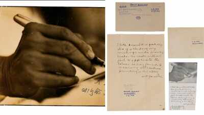 Gandhi manuscript fetches Rs 16.2 crore at Saffronart, sets world auction record | India News