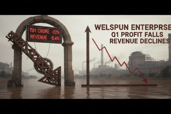 Welspun Enterprises Q1 profit drops 22% amid weak revenue; advances ₹1,000 crore asset deal