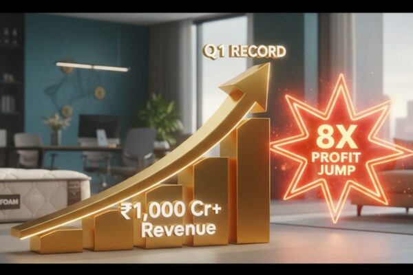 Sheela Foam Q1 profit jumps over 8-fold as revenue crosses ₹1,000 crore for first time