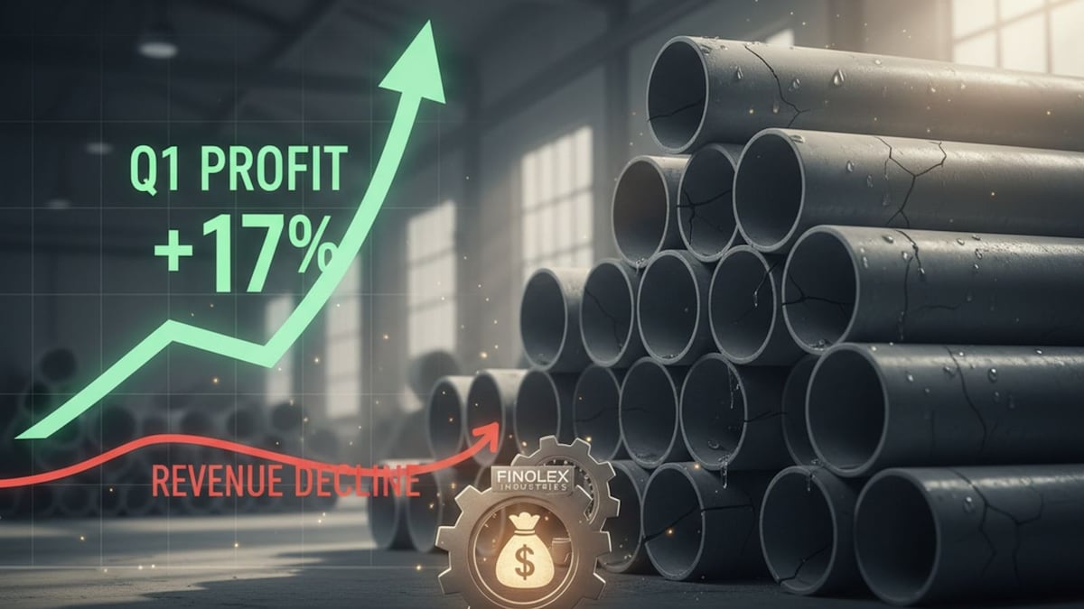 Finolex Industries Q1 profit rises 17% despite a sharp drop in sales on weak PVC pipe demand