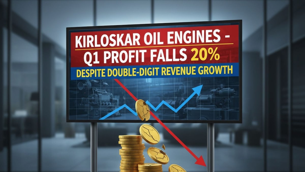 Kirloskar Oil Engines Q1 profit falls 20% despite double-digit revenue growth