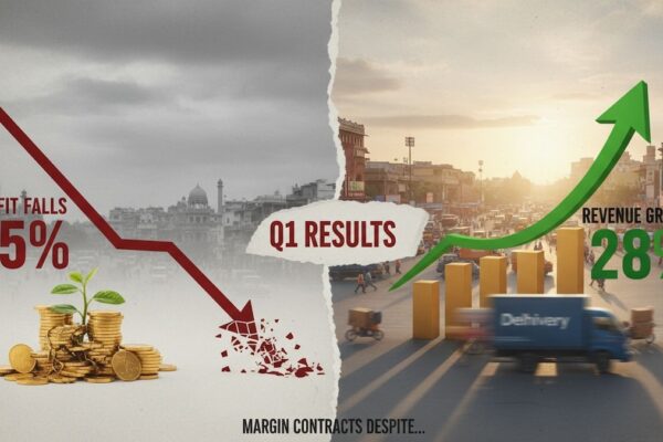 Delhivery Q1 results: Profit falls 65% as margin contracts despite 28% revenue growth