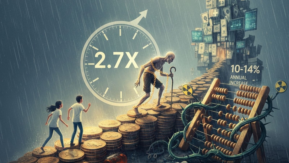 Hospitalisation costs rise 2.7x with age; cancer treatment costs climb 10–14% annually