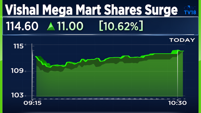 Vishal Mega Mart shares jump nearly 12% on MD Gunender Kapur's reappointment for 5 years