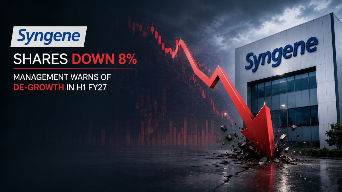 Syngene shares down 8% after Q1 results disappointment, revenue outlook cut