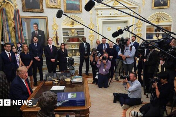 Trump says he is banning CNN, Politico and MS NOW from White House