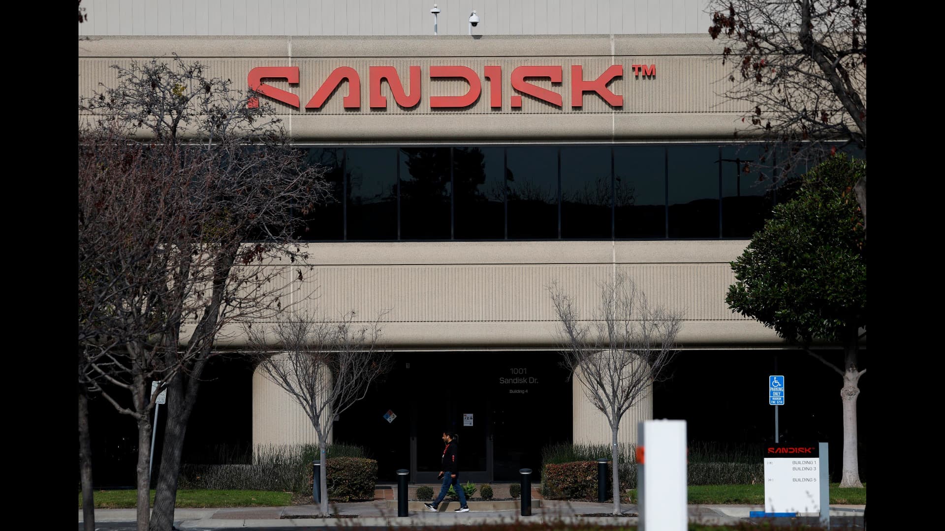 Stocks making the biggest moves midday: SNDK, TSLA, NX, AMC