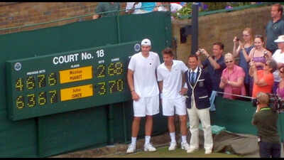 In 2010, two players walked onto Wimbledon’s Court 18 and played the longest match in tennis history. It didn’t end for three days, and the electronic scoreboard broke before they did | International Sports News