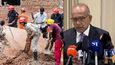 Evening Newswrap: 1 dead in Delhi building collapse, many trapped; Singapore minister condemns anti-India racism, and more | India News