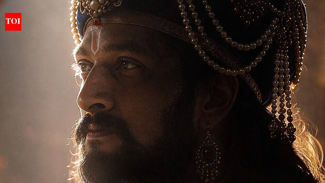 Kichcha Sudeep unveils ‘Devaraaya’ on his birthday, First look teases grand period drama |