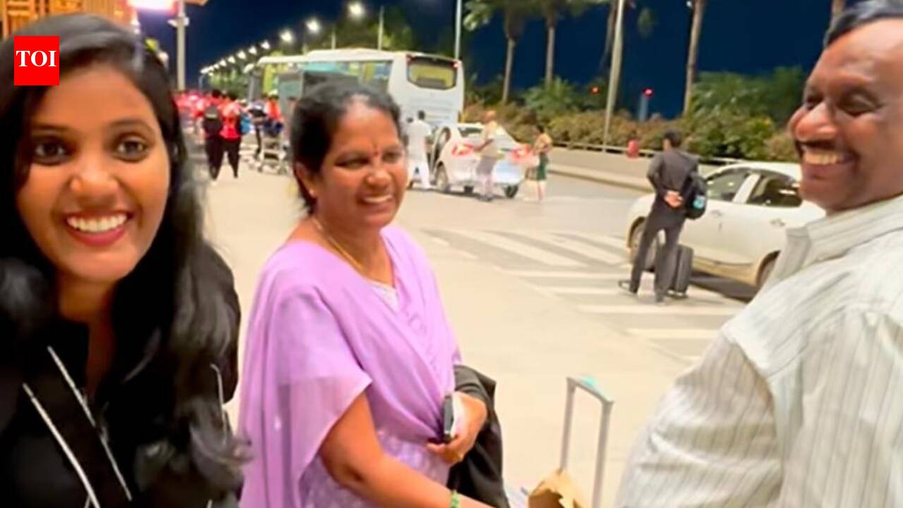 Bengaluru woman surprises parents with first international trip using her ‘adult money’: ‘I am scared, guys’