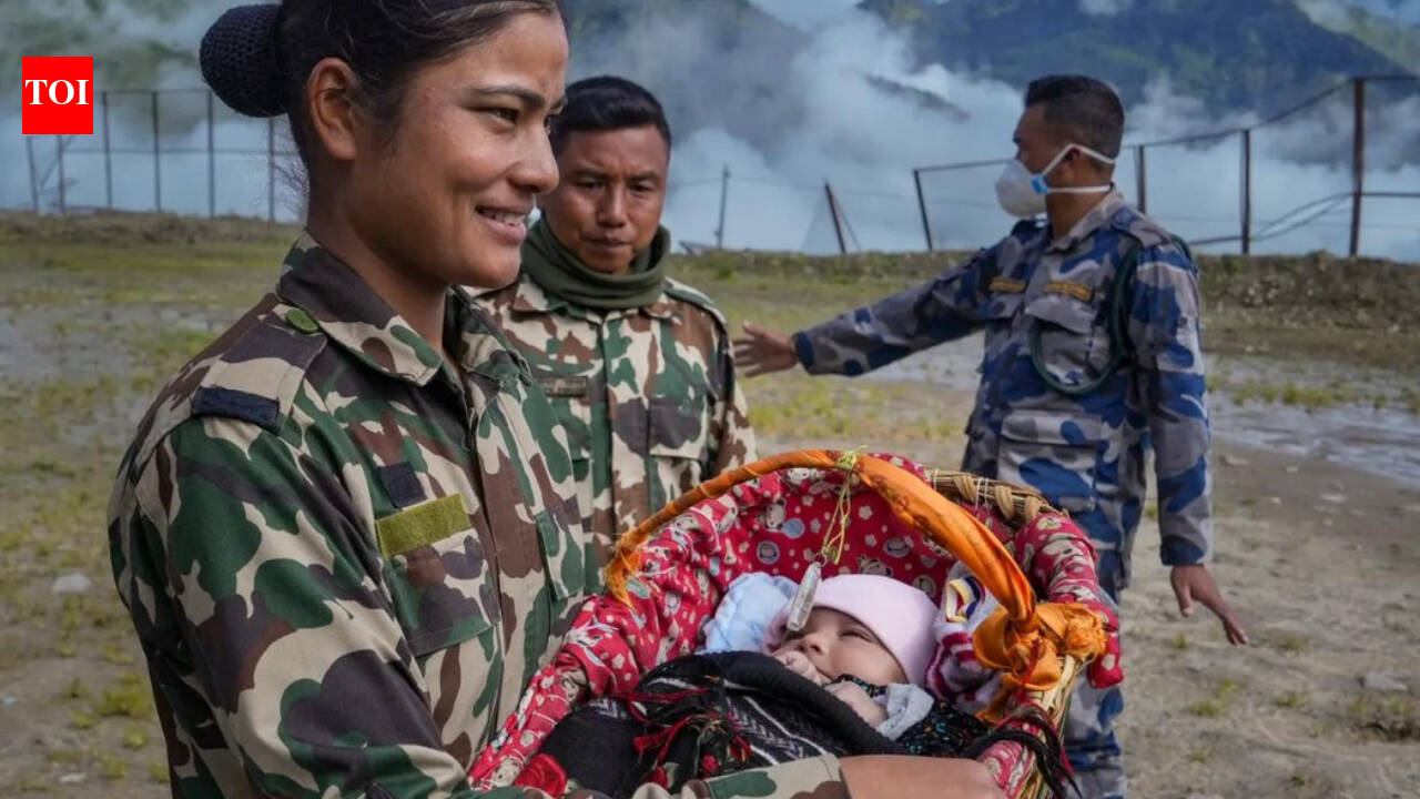 Miraculous rescue in Nepal: 1.5 month-old baby pulled to safety from flood-hit Rasuwa