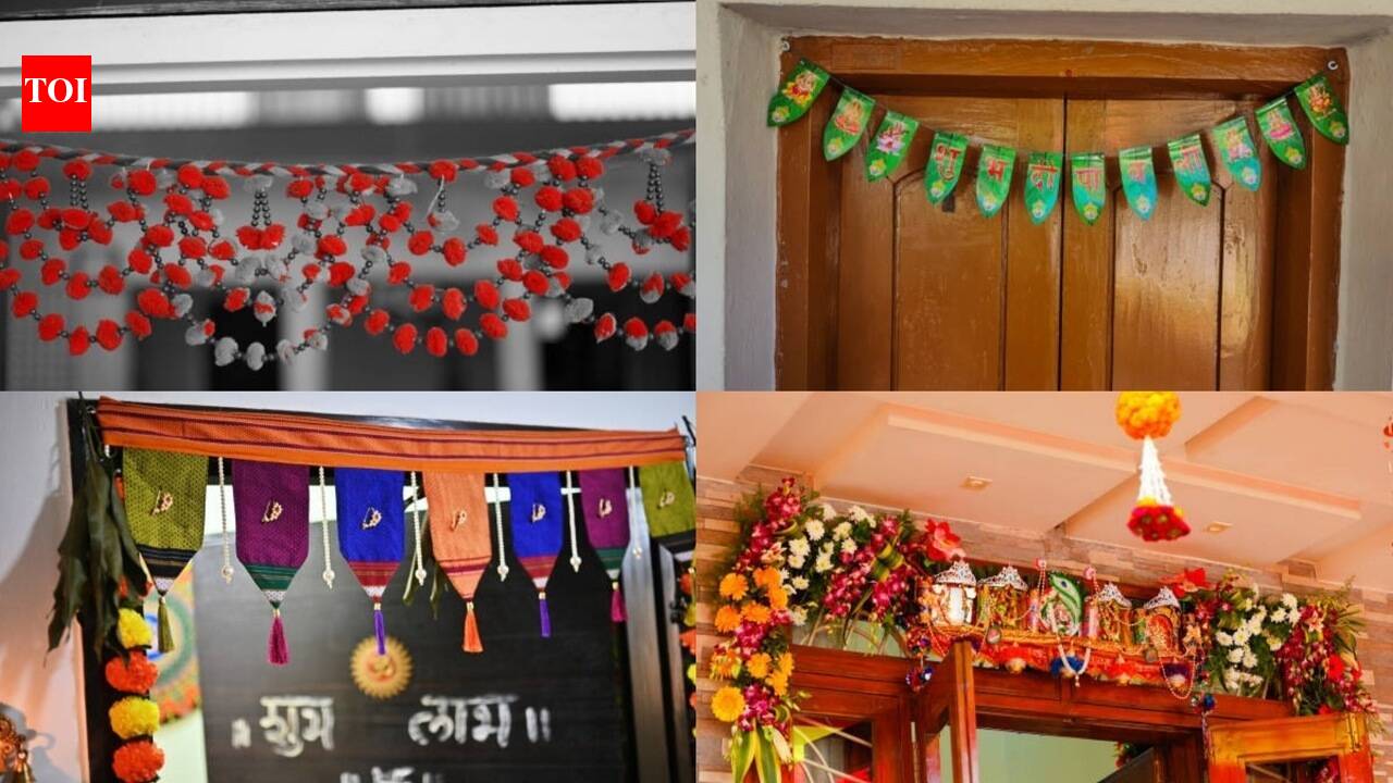 Diy Door Décor Ideas: Make your own festive torans and door décor using materials at home