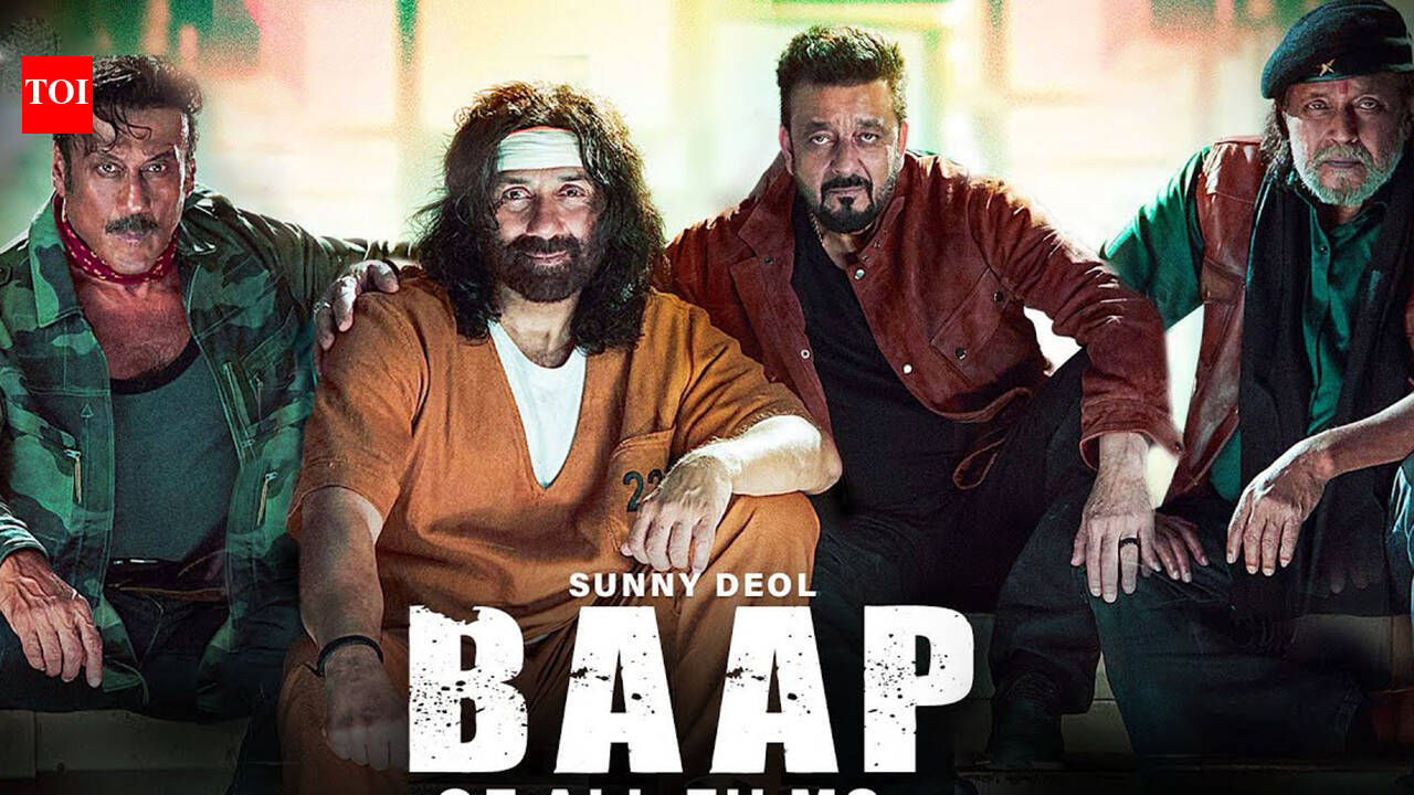 Sunny Deol, Mithun Chakraborty, Sanjay Dutt and Jackie Shroff come together for peppy dance track from ‘Baap’ featuring action-packed moments - Reports | Hindi Movie News