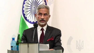 Peace hinges on diplomacy, not oil trade: EAM in Ukraine | India News
