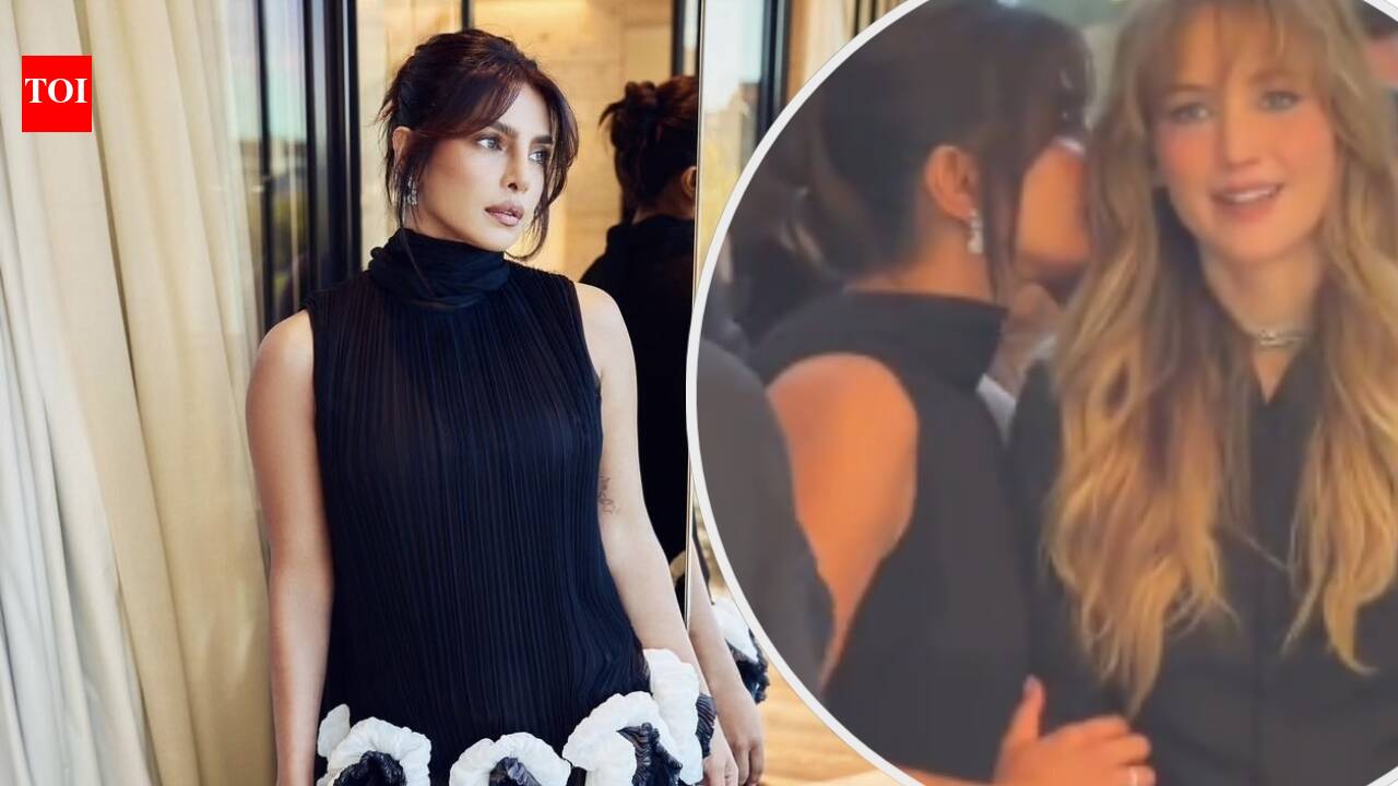 Priyanka Chopra stuns at fashion event; gets pally with Jennifer Lawrence: WATCH |