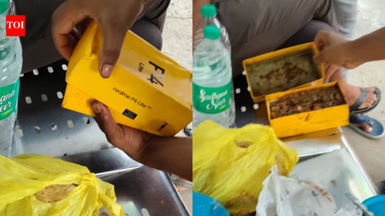 UP man goes viral for using mobile phone box as tiffin - internet calls it real unboxing!