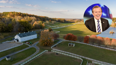 In 1984, Lou Dobbs acquired a New Jersey farm and expanded it over four decades; now the 283-acre estate with an 11-acre pond and development potential is listed for $6 million