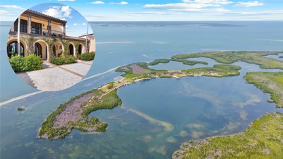 In 2015, Mark Pentecost paid $14.5 million for a 104-acre Florida island; after pouring millions into upgrades, it is asking $89 million with a 9-hole golf course and 29 developable lots