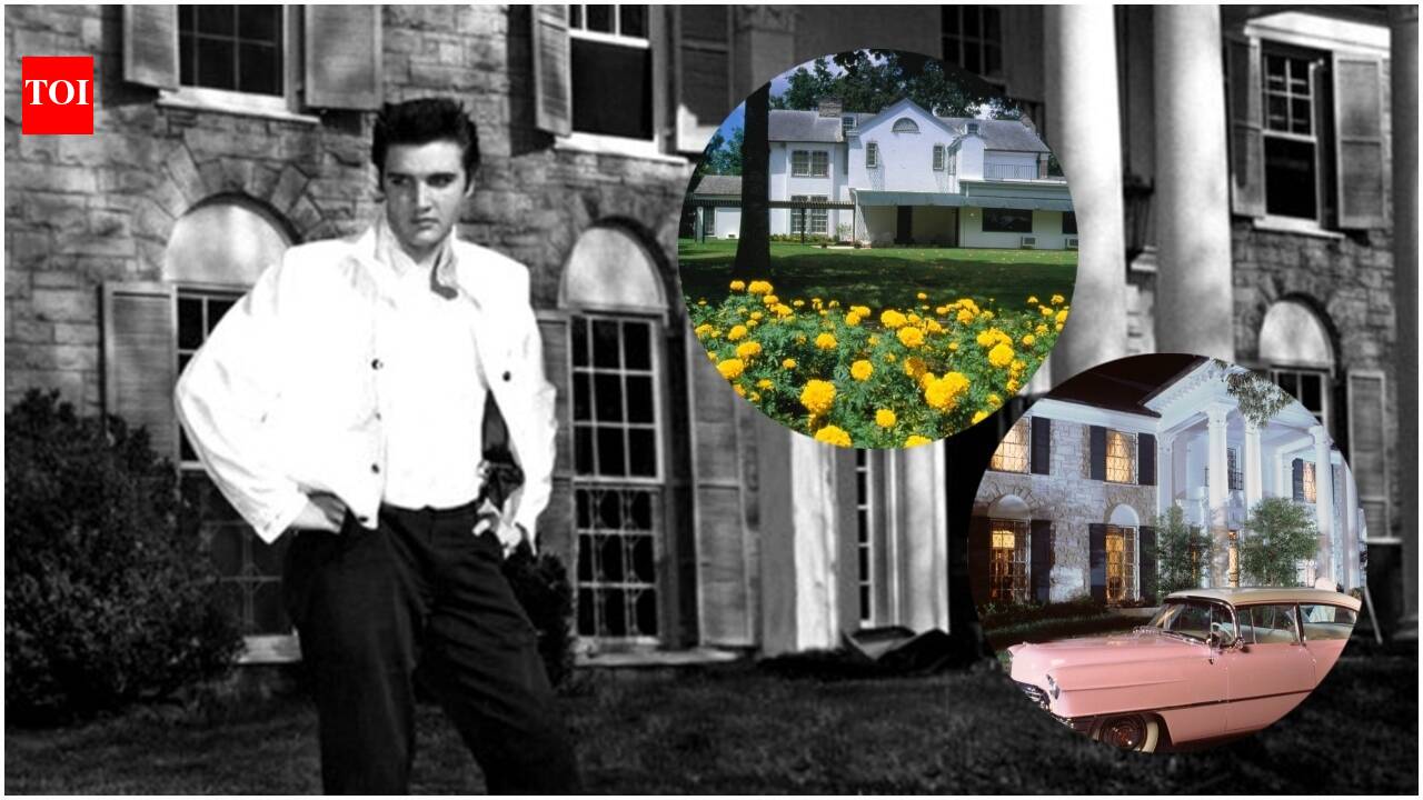 In 1957, Elvis Presley bought this Memphis mansion for $102,500; Graceland became his final home, where he lived until his death in 1977 |
