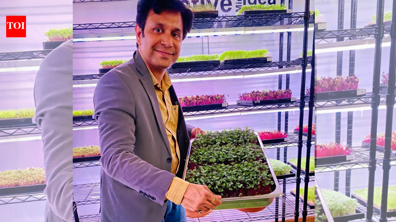 Mohit Nijhawan: Meet Mohit Nijhawan: The microgreen guru who left his ₹90 lakh job and a sprawling 2-decade career to start an indoor farming business; today, it has a yearly turnover of ₹1.44 crore