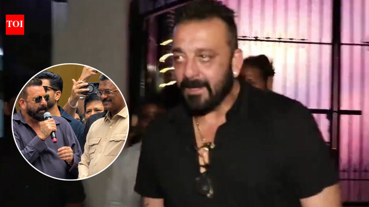 Sanjay Dutt's old video speaking fluent Marathi resurfaces after dodging request at Dahi Handi event, actor joked '6 saal jail me raha… Marathi nahi seekh paaya' - Watch | Hindi Movie News