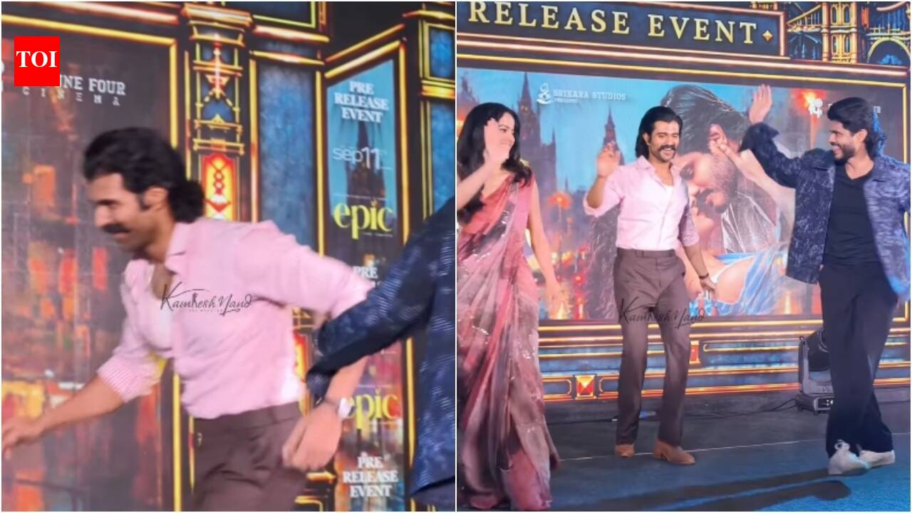 Vijay Deverakonda's dance with Anand Deverakonda and Vaishnavi Chaitanya goes viral; 'EPIC – First Semester' song 'Sancharame' gets fans grooving | Telugu Movie News