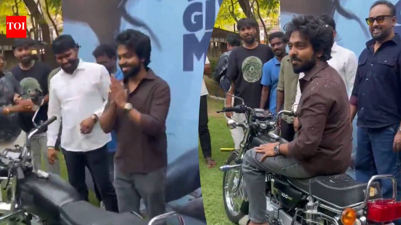 ‘Immortal’ makers surprise GV Prakash with luxury bike and new watch as special gift | Tamil Movie News