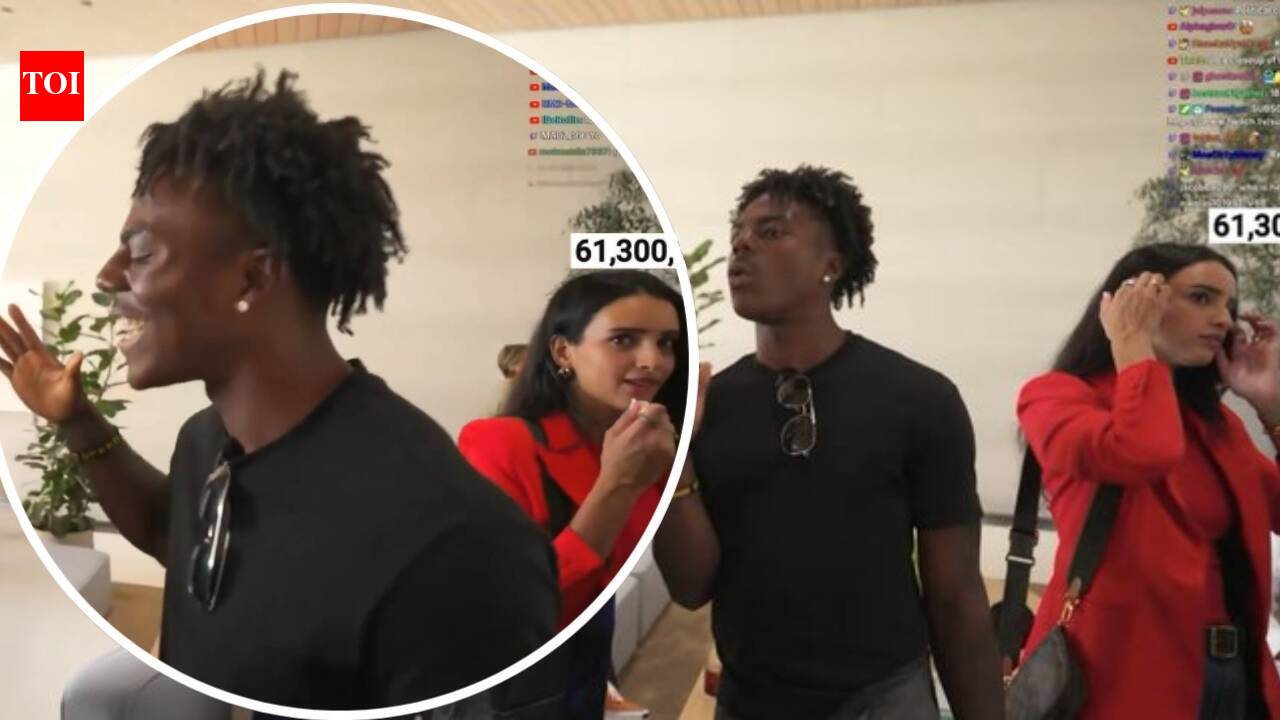 Triptii Dimri SPOTTED at Apple event; Fans surprised as 'Spirit' actress makes appearance in IShowSpeed's livestream |