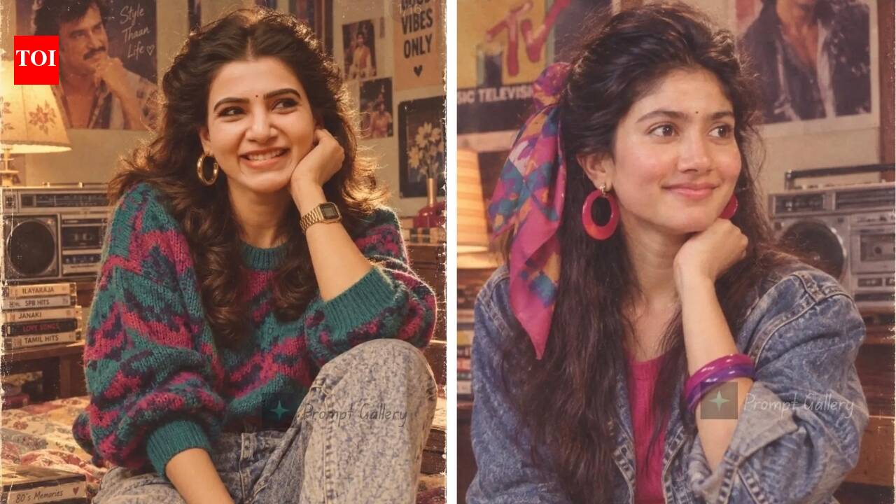 Samantha Ruth Prabhu to Sai Pallavi: Fans use AI to imagine South Indian actresses as '80s college students; here’s the prompt to create your own retro image |
