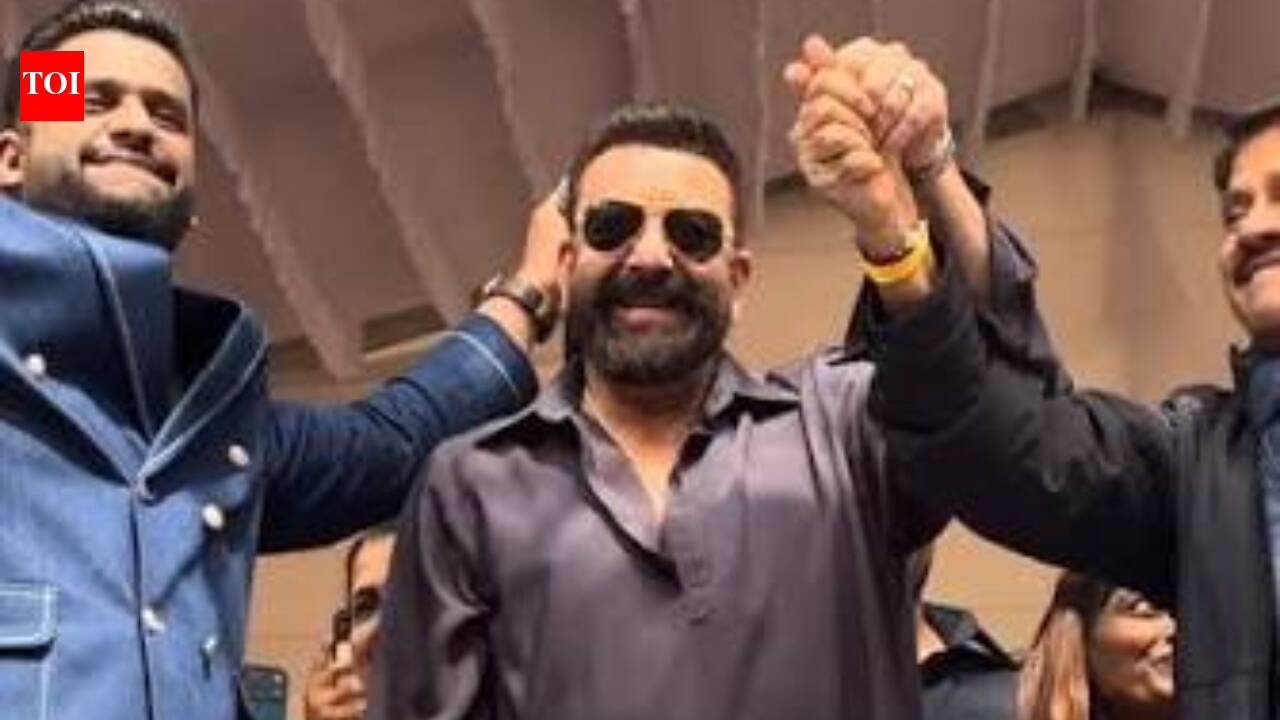Sanjay Dutt calls minister Pratap Sarnaik clarifying his 'Marathi' comment at Dahi handi event, starts with saying 'Jai Maharashtra', remembers Bal Thackeray |