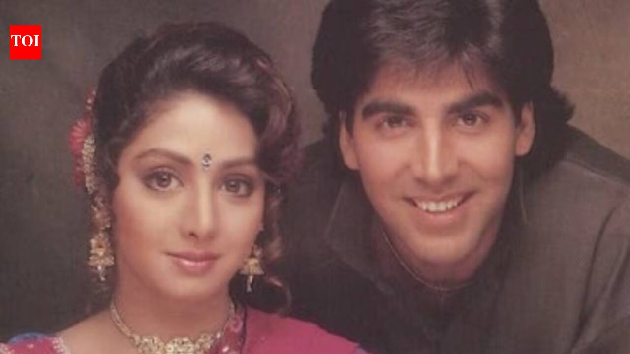 Akshay Kumar: When 'Haiwaan' star Akshay Kumar said Sridevi was his first celebrity CRUSH; recalled 'Meri Biwi Ka Jawaab Nahin' | Hindi Movie News